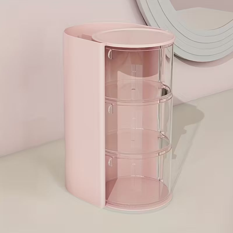 Pöörlev juukseaksessuaaride korraldaja – mitmekihiline ja tolmukindel hoiulahendus