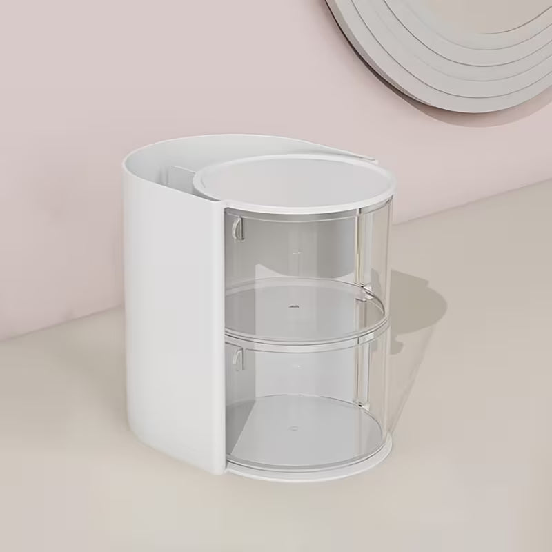 Pöörlev juukseaksessuaaride korraldaja – mitmekihiline ja tolmukindel hoiulahendus