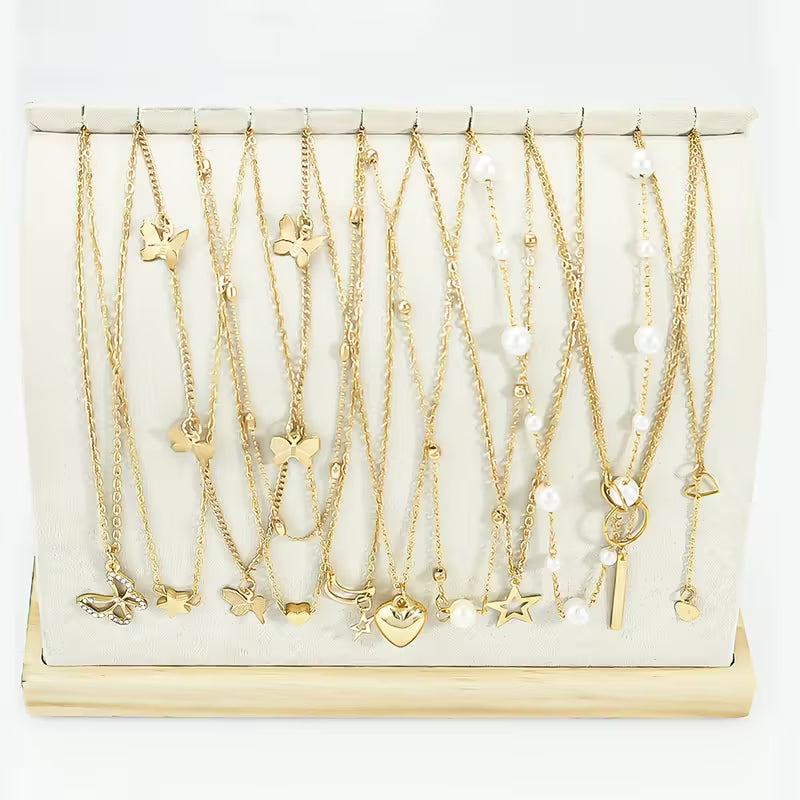 11-osaline Boho mitmekihiline kaelakeede komplekt naistele