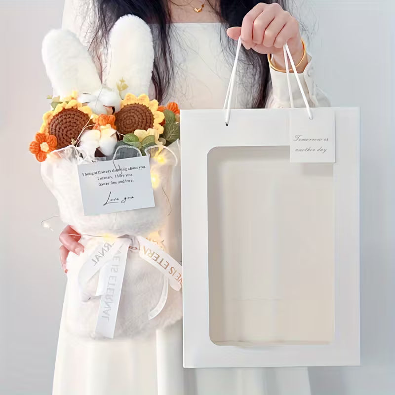 🌹Käsitsi kootud roosikimp kinkekotis – täiuslik kingitus sõbrapäevaks, sünnipäevaks, emadepäevaks ja lõpetamiseks