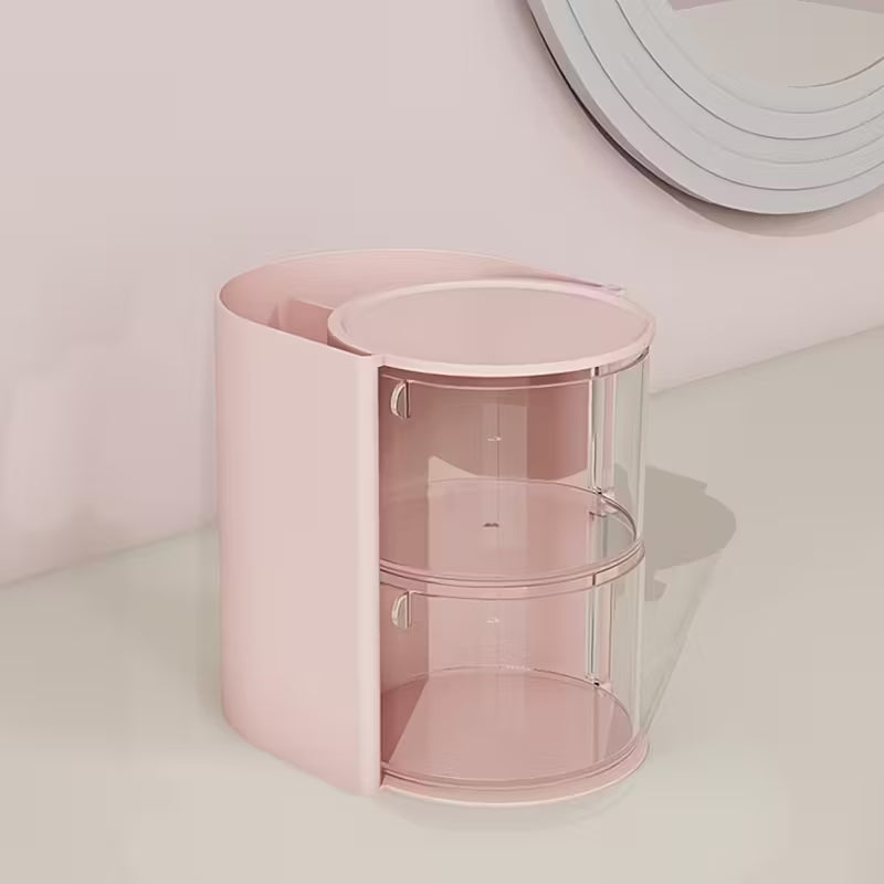 Pöörlev juukseaksessuaaride korraldaja – mitmekihiline ja tolmukindel hoiulahendus