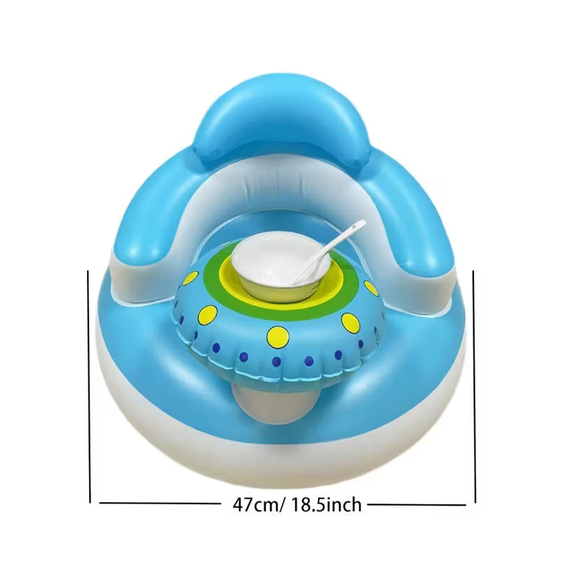 Täispuhutav beebitool – turvaline tugi esimesteks istumishetkedeks! 🍼💺
