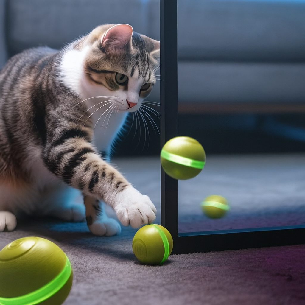 Lõbus ja nutikas pall, mis hoiab kassid aktiivsena ning pakub neile tunde mängurõõmu