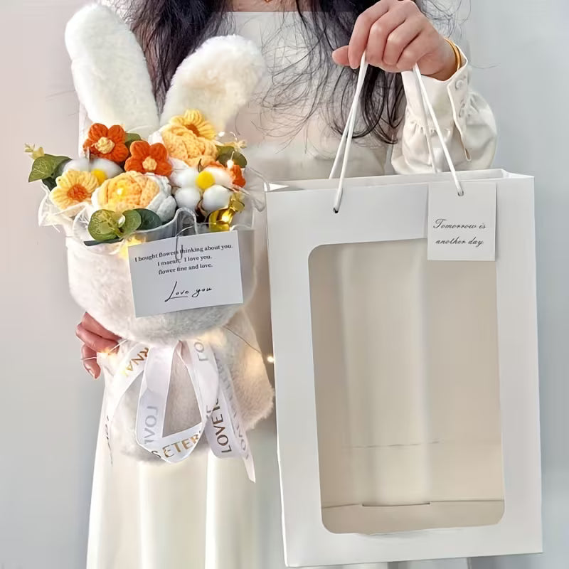 🌹Käsitsi kootud roosikimp kinkekotis – täiuslik kingitus sõbrapäevaks, sünnipäevaks, emadepäevaks ja lõpetamiseks