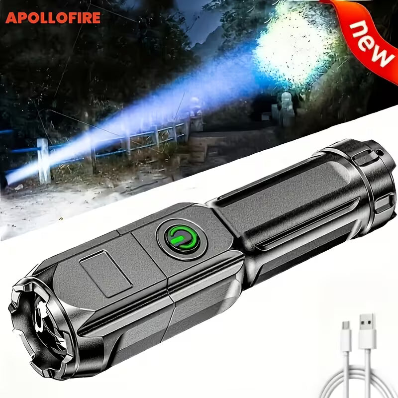 APOLLOFIRE™ UltraZoom – Taskulamp, mis teeb öö päevaks! 🔦✨